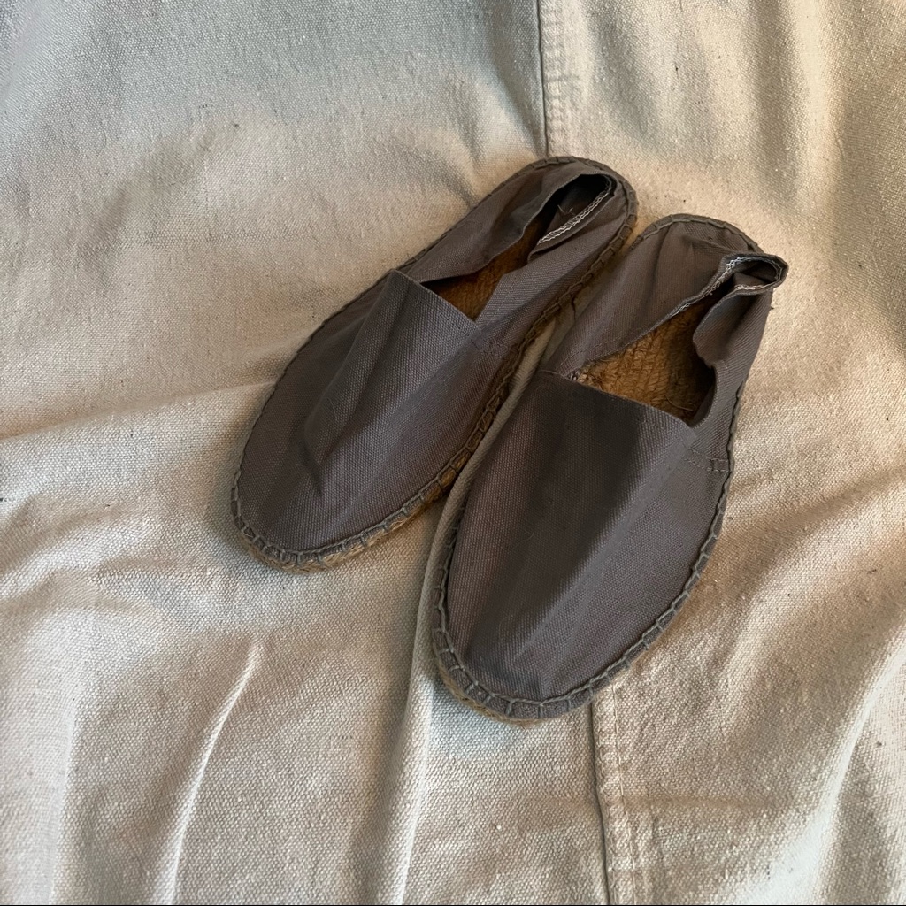 Gray Espadrilles